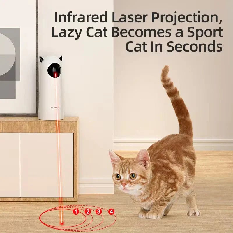 Automatic Cat Toy – Interactive Smart LED Laser - AuraPetsAutomatic Cat Toy – Interactive Smart LED LaserAuraPets