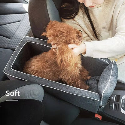 Car Central Dog Car Seat Bed Portable Dog Carrier for Small Dogs and Cats Safety Travel Bag Accessories - AuraPetsCar Central Dog Car Seat Bed Portable Dog Carrier for Small Dogs and Cats Safety Travel Bag AccessoriesAuraPets