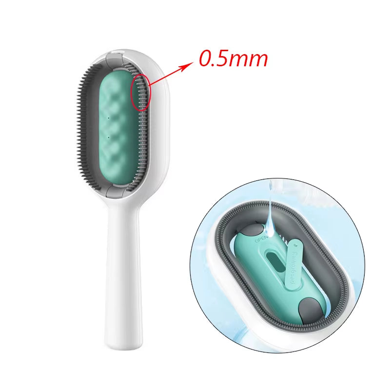 Double Sided Hair Removal Brushes for Cat Dog Pet Grooming Comb with Wipes Kitten Brush Cat Accessories Pet Products