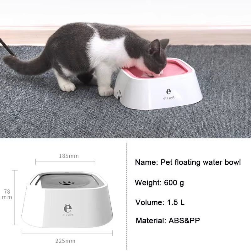 Dog Drinking Water Bowl Floating Non - Wetting Mouth Cat Bowl without Spill Drinking Water Dispenser Plastic Anti - Over Dog Bowl - AuraPetsDog Drinking Water Bowl Floating Non - Wetting Mouth Cat Bowl without Spill Drinking Water Dispenser Plastic Anti - Over Dog BowlAuraPets