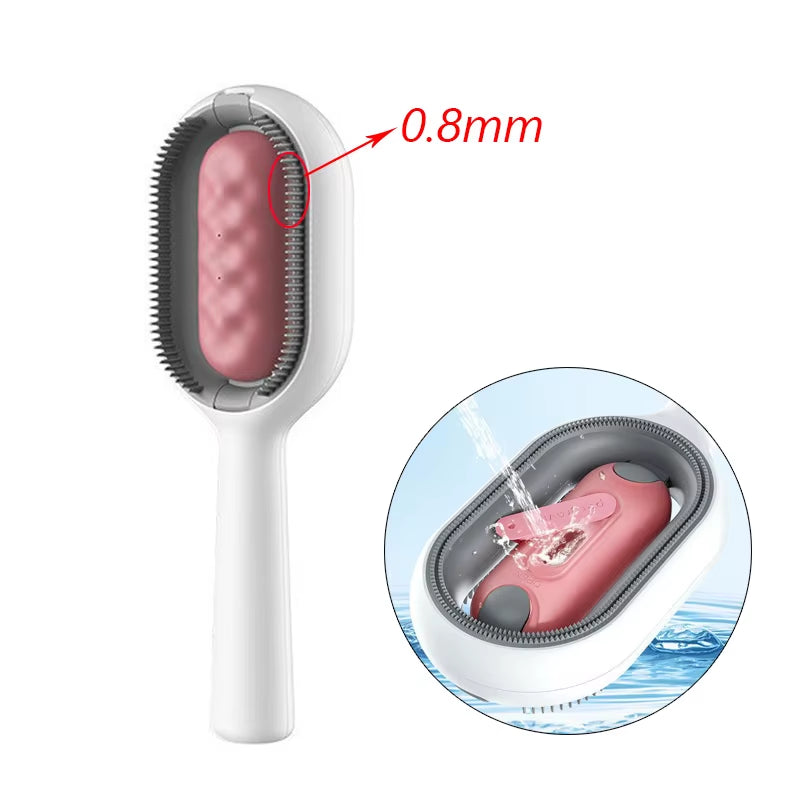 Double Sided Hair Removal Brushes for Cat Dog Pet Grooming Comb with Wipes Kitten Brush Cat Accessories Pet Products