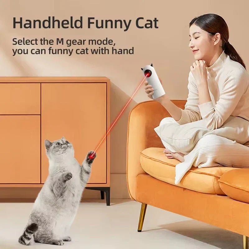Automatic Cat Toy – Interactive Smart LED Laser - AuraPetsAutomatic Cat Toy – Interactive Smart LED LaserAuraPets