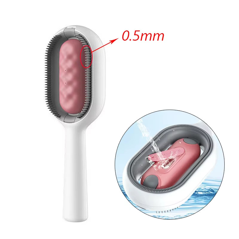 Double Sided Hair Removal Brushes for Cat Dog Pet Grooming Comb with Wipes Kitten Brush Cat Accessories Pet Products