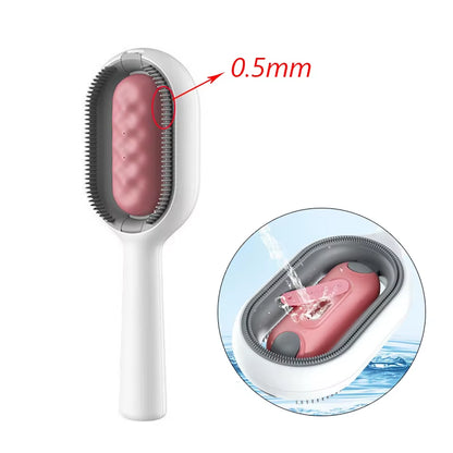 Double Sided Hair Removal Brushes for Cat Dog Pet Grooming Comb with Wipes Kitten Brush Cat Accessories Pet Products