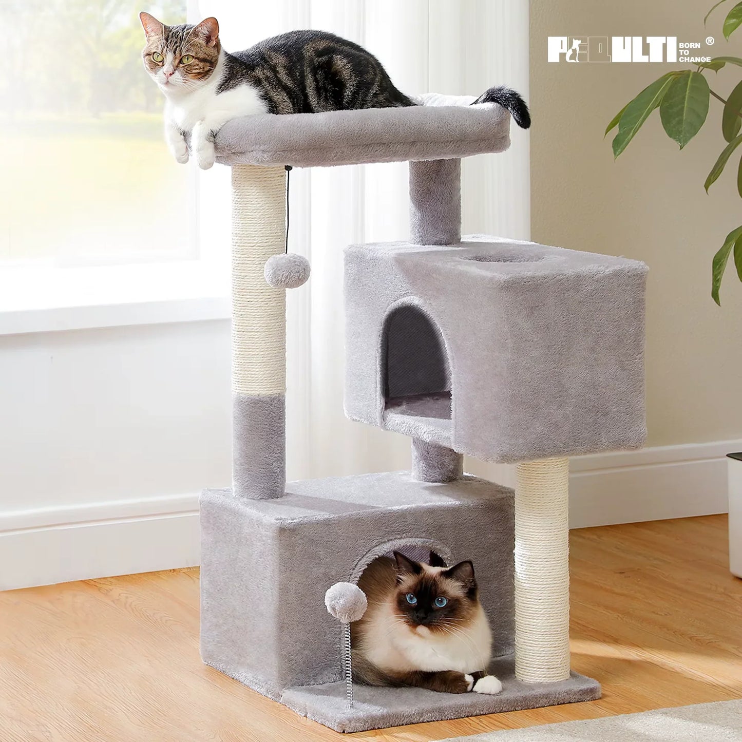Cat Tree for Large Cats Cat Tower for Indoor - AuraPetsCat Tree for Large Cats Cat Tower for Indoor AuraPets